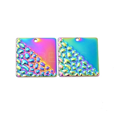 Ion Plating(IP) 304 Stainless Steel Pendants STAS-B032-12MC-1