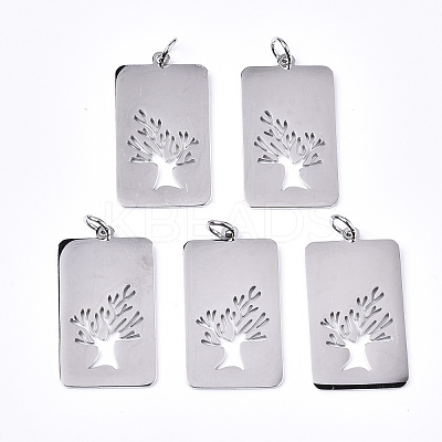 Non-Tarnish 304 Stainless Steel Pendants STAS-S116-016P-1