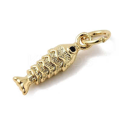 Brass Micro Pave Cubic Zirconia Pendants KK-L262-14G-1