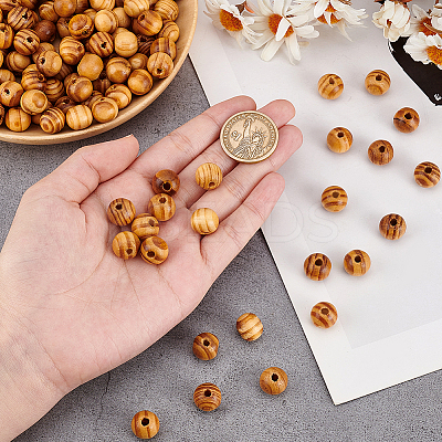 200Pcs Wood Beads WOOD-OC0003-68A-LF-1