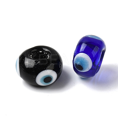 Handmade Evil Eye Lampwork Beads LAMP-A153-08-M-1