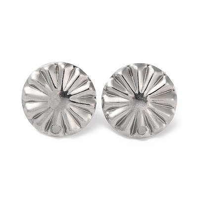 Non-Tarnish 304 Stainless Steel Stud Earring Findings STAS-P328-14P-1