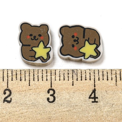 Handmade Polymer Clay Beads CLAY-P003-14B-1