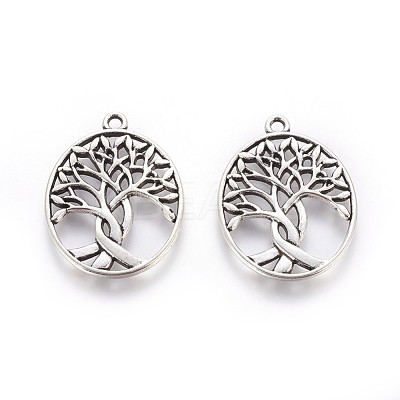 Tibetan Style Zinc Alloy Pendants PALLOY-P178-03AS-1