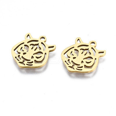 Ion Plating(IP) 201 Stainless Steel Pendants STAS-T044-282G-1