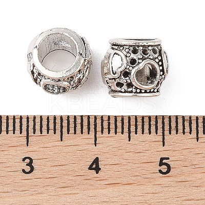 Tibetan Style Alloy European Beads FIND-C060-013AS-1
