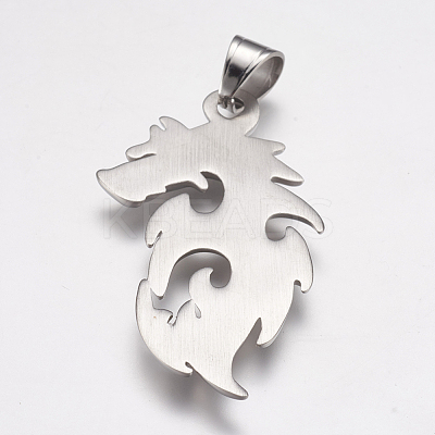 Tarnish Resistant 304 Stainless Steel Big Pendants STAS-K171-21P-1