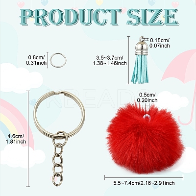 DIY Keychain Making Kits DIY-YW0012-85-1