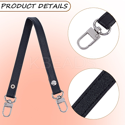 4Pcs 2 Colors Imitation Leather Bag Handles FIND-CL0001-44-1