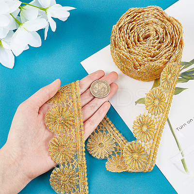 about 4.75~5 Yards Polyester Lace Trim OCOR-PH0001-96B-1