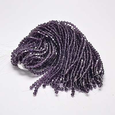 Transparent Glass Beads Strands LS-EGLA-A039-T4mm-D04-1
