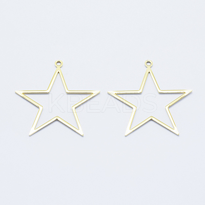 Long-Lasting Plated Brass Pendants KK-K204-076G-NF-1