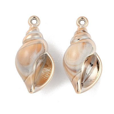 Plating Acrylic Pendants OACR-F012-06G-1