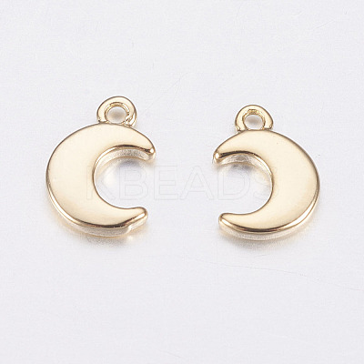 Long-Lasting Plated Brass Charms X-KK-F741-42G-1
