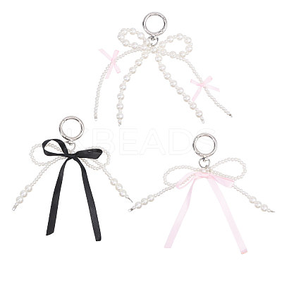 3Pcs 3 Styles Alloy Keychains KEYC-GL0001-17-1