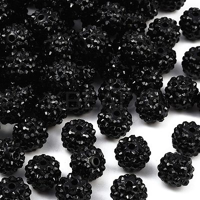 Resin Rhinestone Beads RESI-S315-12x14-01-1