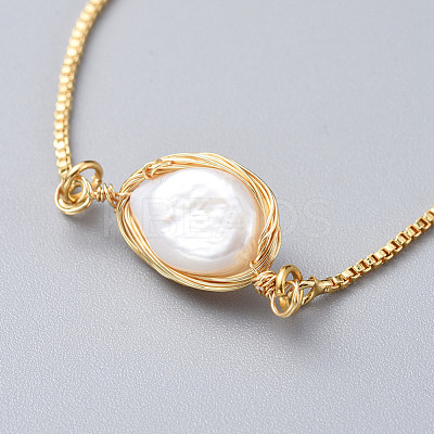Brass Slider Bracelets BJEW-JB04767-1