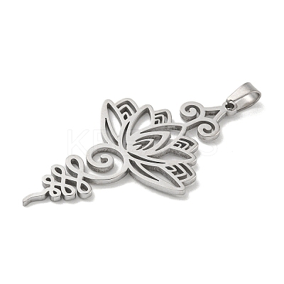 304 Stainless Steel Pendants STAS-M067-01P-1