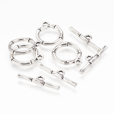 Alloy Toggle Clasps X-PALLOY-EA9143Y-AS-RS-1
