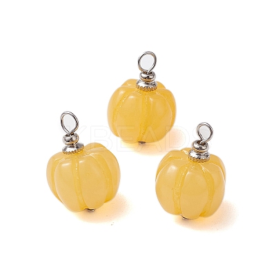 Opaque Resin Vegetable Pendants X1-PALLOY-JF02766-02-1