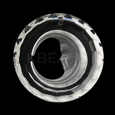 Transparent Glass Pendants GLAA-F118-06-1