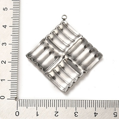 Non-Tarnish 304 Stainless Steel Pendants STAS-Q316-02P-1
