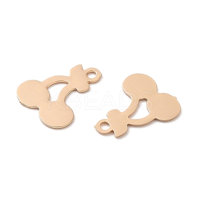 Long-Lasting Plated Brass Charms KK-K336-06KCG-1