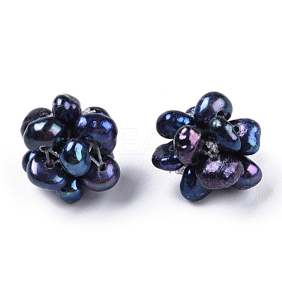 Round Natural Cultured Freshwater Pearl Beads PEAR-N020-10D-1