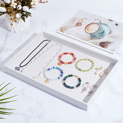 MDF Jewelry Trays for Necklaces Rings Earrings Pendants ODIS-WH0086-078A-1