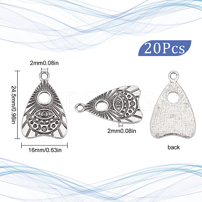 Tibetan Style Alloy Pendants TIBEP-SC0002-20-1