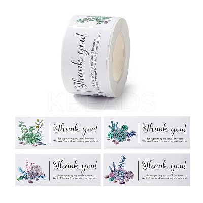 Thank You Stickers Roll DIY-O021-06-1