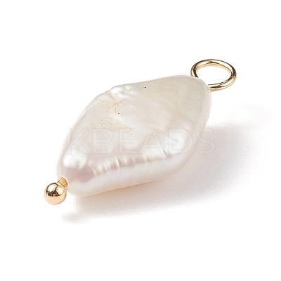 Natural Keshi Pearl Pendants PALLOY-JF01932-1