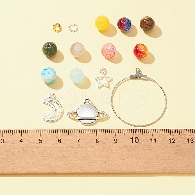 DIY Planet Earring Bracelet Making Kit DIY-FS0004-33-1