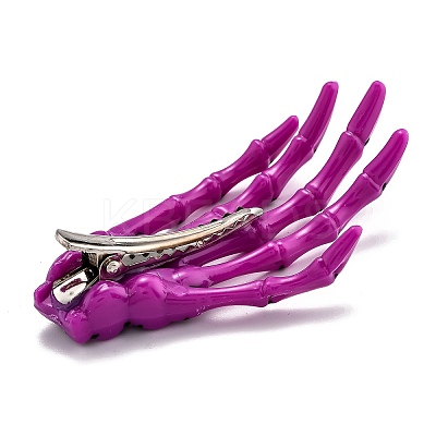Halloween Skeleton Hands Bone Hair Clips LS-PHAR-H063-A01-1