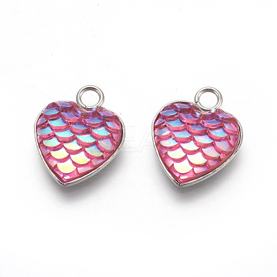 304 Stainless Steel Pendants STAS-F184-B03-1