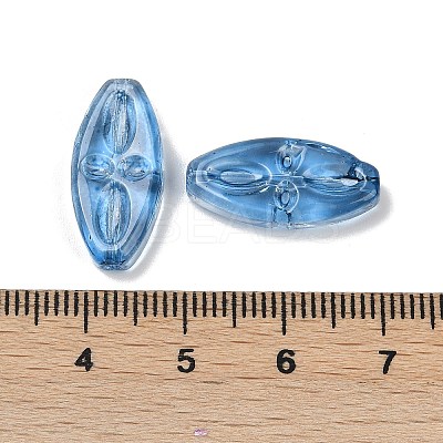 Transparent Glass Beads DGLA-E004-14J-1