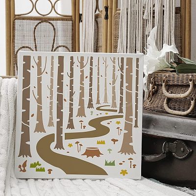 Plastic Reusable Drawing Painting Stencils Templates DIY-WH0172-428-1