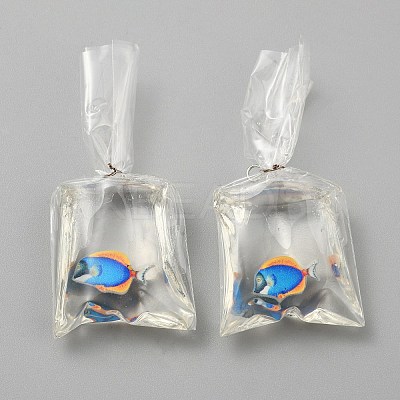 Transparent Resin Big Pendants LS-RESI-TAC0024-01E-1