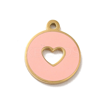 304 Stainless Steel Enamel Charms STAS-B074-03G-04-1
