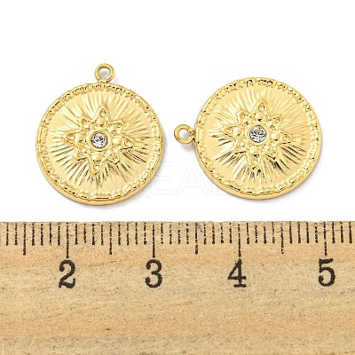 PVD Vacuum Plating 304 Stainless Steel Pendants STAS-L278-024G-1