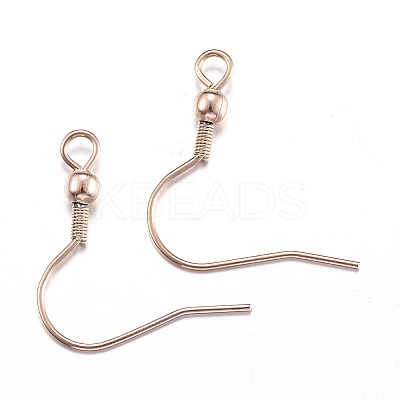 Ion Plating(IP) 304 Stainless Steel Earring Hooks LS-STAS-G170-06RG-1