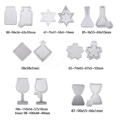 Cup Mat Silicone Molds DIY-SC0007-57-1