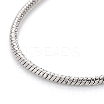 Tarnish Resistant Adjustable 304 Stainless Steel Slider Bracelet/Bolo Bracelets Making BJEW-F412-04P-1