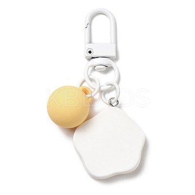 Cartoon Smiling Face Acrylic Pendant Keychain KEYC-D017-01A-1