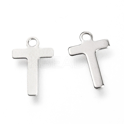 Non-Tarnish 201 Stainless Steel Charms STAS-C021-06P-T-1