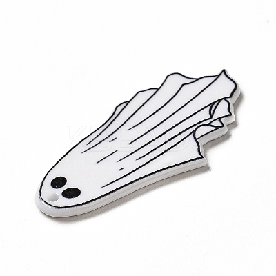 Halloween Printed  Acrylic Pendants MACR-G061-06-1
