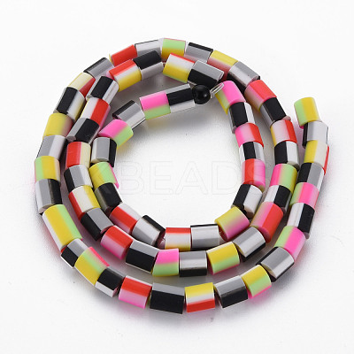 Handmade Polymer Clay Bead Strands CLAY-N011-050B-03-1