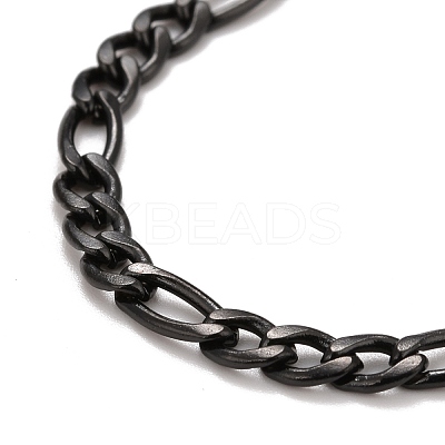 Ion Plating(IP) 304 Stainless Steel Chain Bracelets for Women or Men BJEW-A039-03EB-1