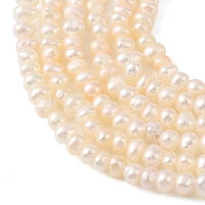 Natural Cultured Freshwater Pearl Beads Strands PEAR-L034-13C-1