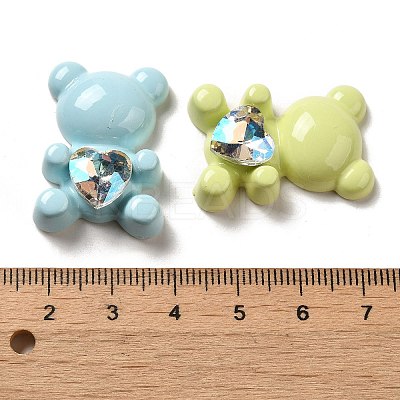 Opaque Resin Decoden Cabochons CRES-P033-04-1